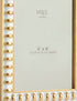Marks & Spencer "Bobble Gold Trim Photo Frame 4x6 inch"